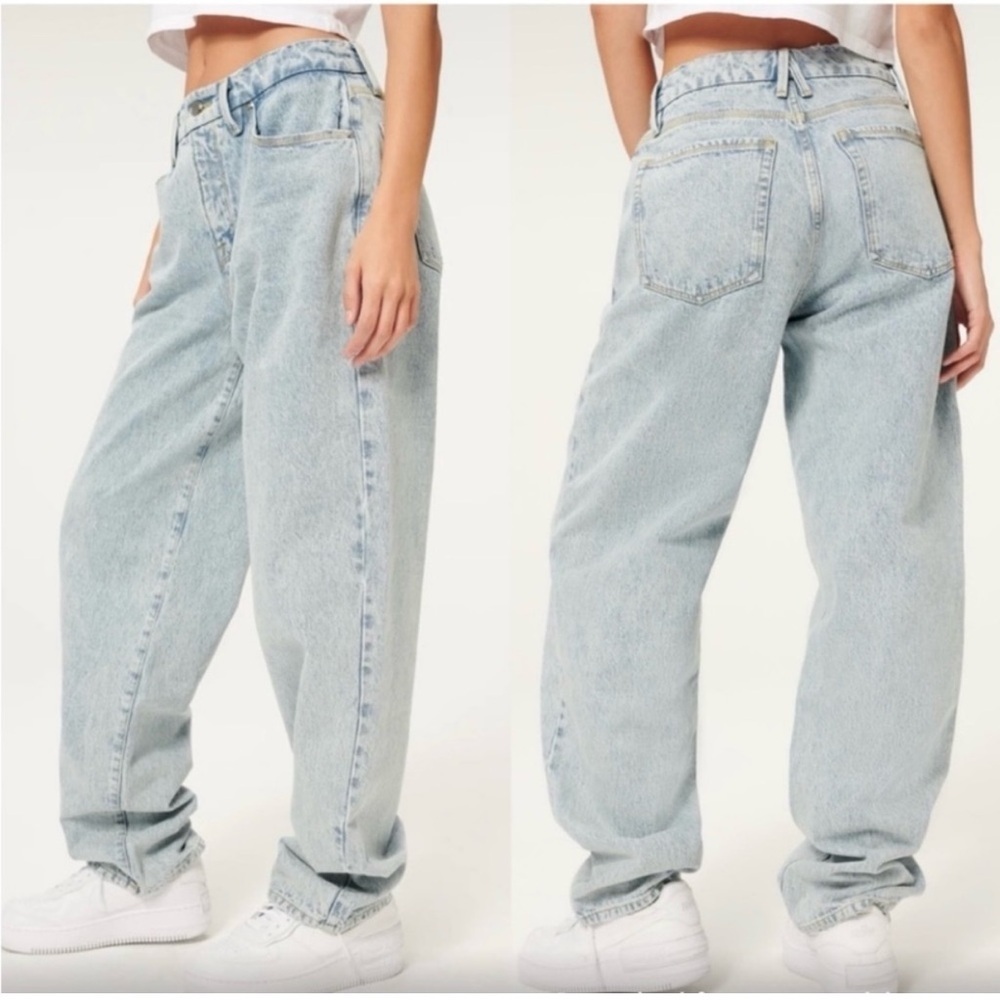 Good American Good‎ 90’s Loose Jean BLUE934 Baggy Straight Leg